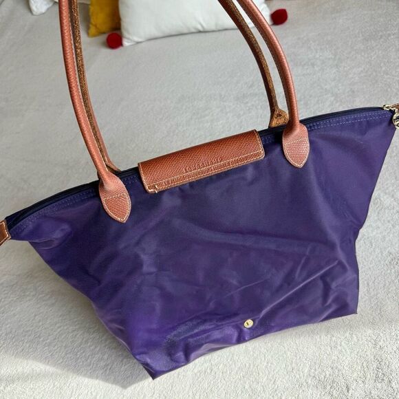 Longchamp Large Billberry Le Pliage Tote - Picture 8 of 16